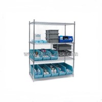 Light Duty Chrome Metal Garage Wire Shelving