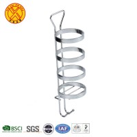 New Arrival 304 Stainless Steel Wall Mounted Hotel Hairdryer Holder Rack Shelf Hair Dryer Storage