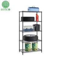 High Quality Inclined wire shelving Closet,light-duty closet wire shelving