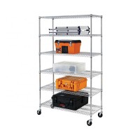 Top Quality Standard Export Carton Adjustable Storage Chrome Iron Wire Shelf